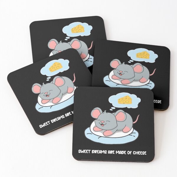 Item preview, Sweet dreams are made of cheese Sweet mouse cheese gift idea designed and sold by Raika-Kokuin.
