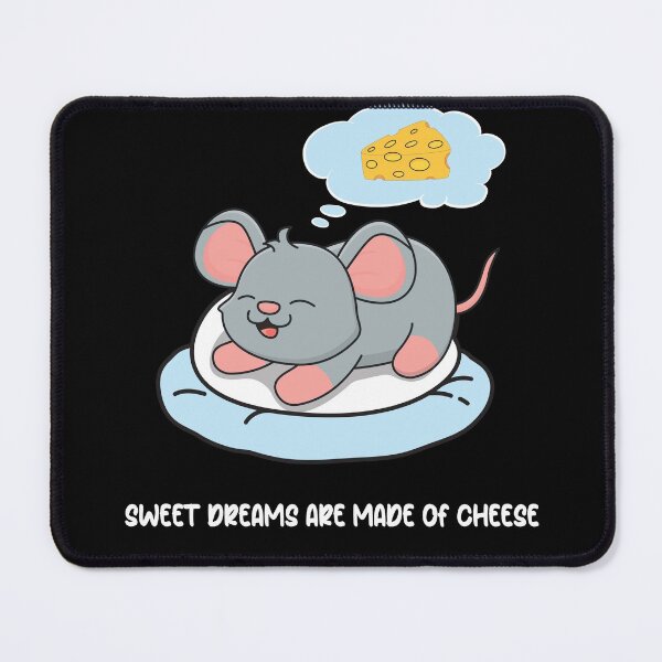 Item preview, Sweet dreams are made of cheese Sweet mouse cheese gift idea designed and sold by Raika-Kokuin.