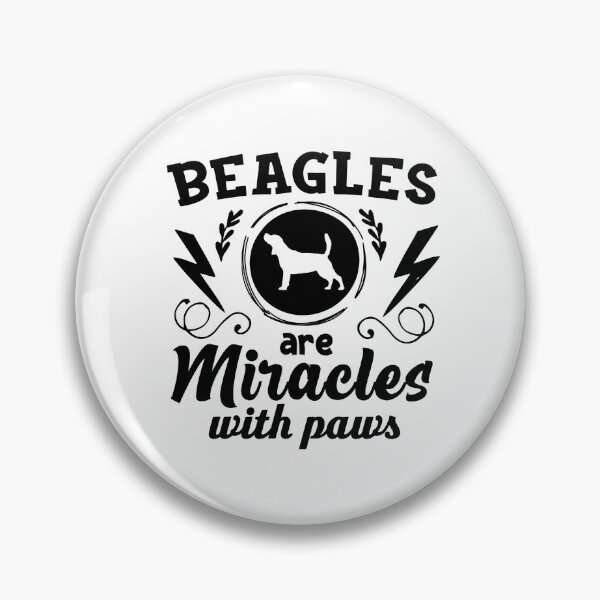 Item preview, Beagles Are Miracles with Paws - Cool Design Gift Idea For Beagle Lovers designed and sold by Prince - Bestseller ★★★★★.