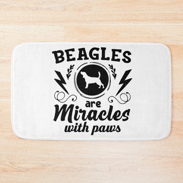 Item preview, Beagles Are Miracles with Paws - Cool Design Gift Idea For Beagle Lovers designed and sold by Prince - Bestseller ★★★★★.