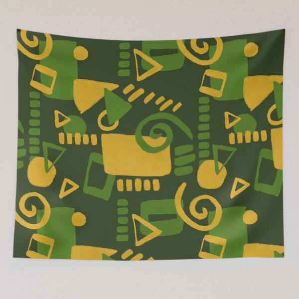 Item preview, Acrylic Shapes - Yellows and Greens designed and sold by PaintInTheNight.