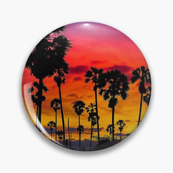 Item preview, palm trees sunset designed and sold by cutecrazytshirt.