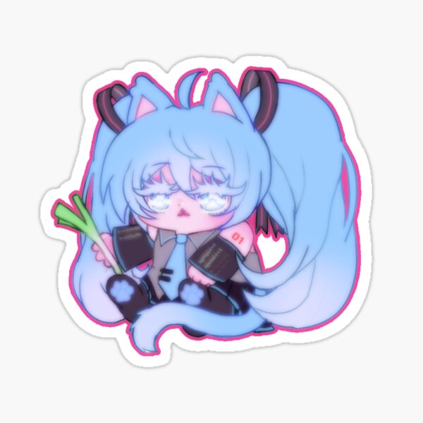 Hatsune Miku Chibi - Vocaloid - Sticker