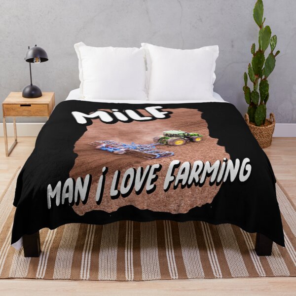 Item preview, Man I Love Farming designed and sold by printhappy4you.