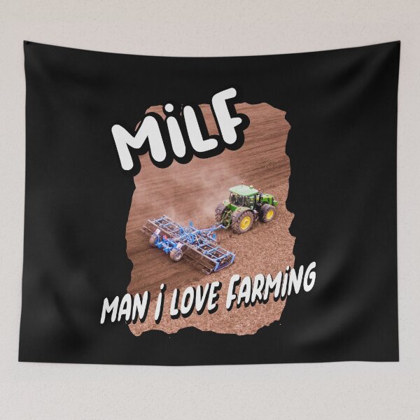 Item preview, Man I Love Farming designed and sold by printhappy4you.
