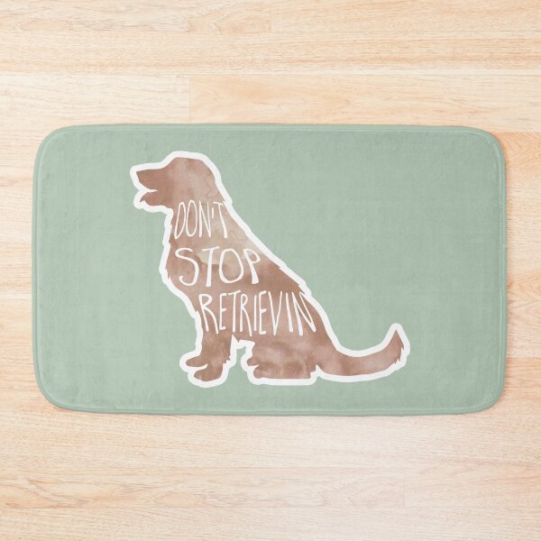Item preview, Don't stop RETRIEVIN - funny golden retriever pun designed and sold by hitechmom.