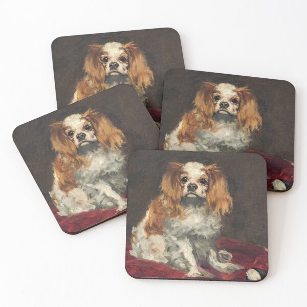 Item preview, A King Charles Spaniel (c.1866) painting by Edouard Manet designed and sold by PC-store.