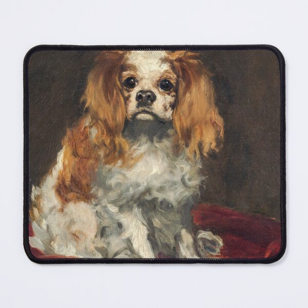 Item preview, A King Charles Spaniel (c.1866) painting by Edouard Manet designed and sold by PC-store.