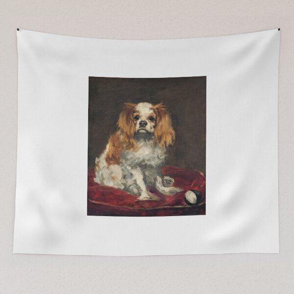 Item preview, A King Charles Spaniel (c.1866) painting by Edouard Manet designed and sold by PC-store.