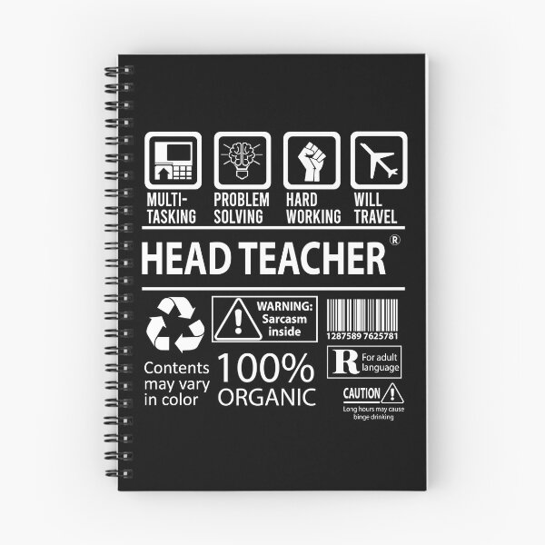 Item preview, Head Teacher T Shirt - MultiTasking Certified Job Gift Item Tee designed and sold by sabinacsnm.