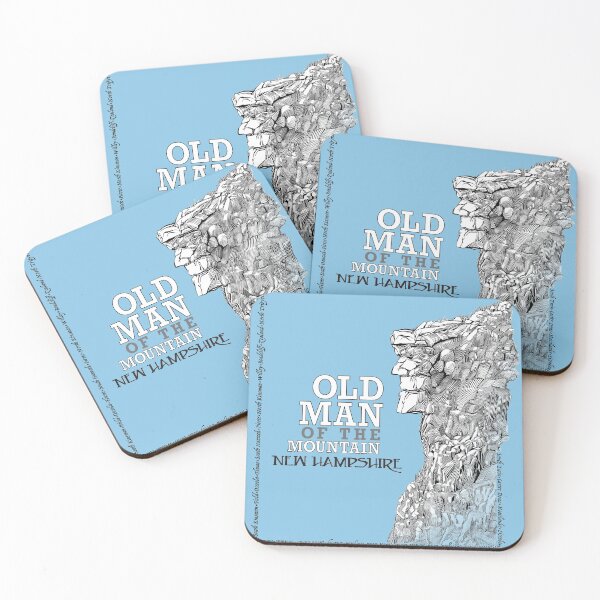 Item preview, Old Man of the Mountain New Hampshire icon designed and sold by deltajames.