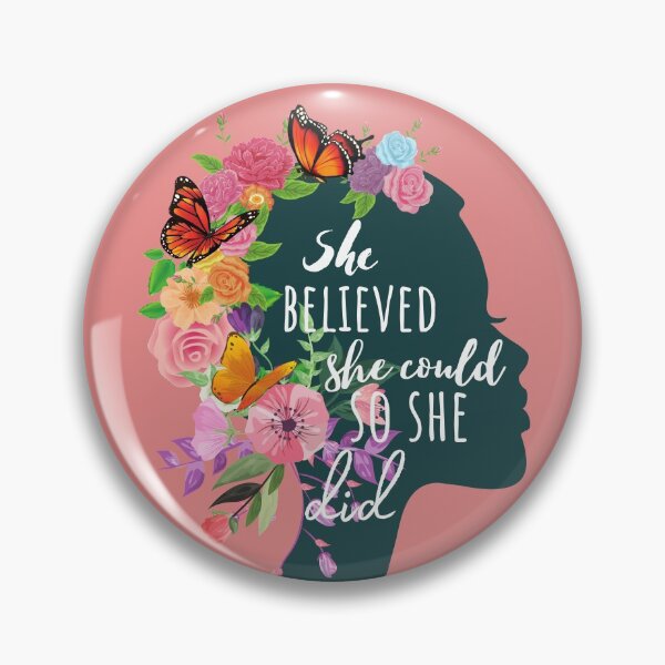 Item preview, She Believed She Could So She Did - Botanical designed and sold by KarolinaPaz.