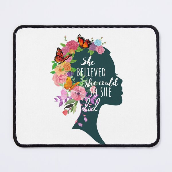 Item preview, She Believed She Could So She Did - Botanical designed and sold by KarolinaPaz.