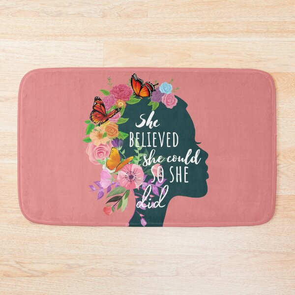 Item preview, She Believed She Could So She Did - Botanical designed and sold by KarolinaPaz.