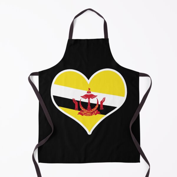 Item preview, Brunei Flag Heart designed and sold by PKHalford.