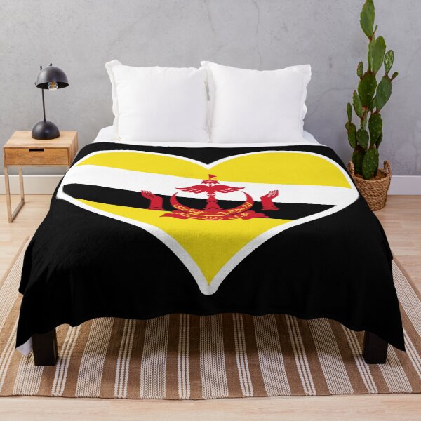 Item preview, Brunei Flag Heart designed and sold by PKHalford.