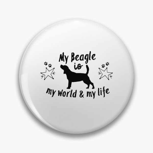 Item preview, My Beagle Is My World and My Life - Cool Design Gift Idea For Beagle Lovers designed and sold by Prince - Bestseller ★★★★★.