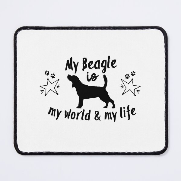 Item preview, My Beagle Is My World and My Life - Cool Design Gift Idea For Beagle Lovers designed and sold by Prince - Bestseller ★★★★★.