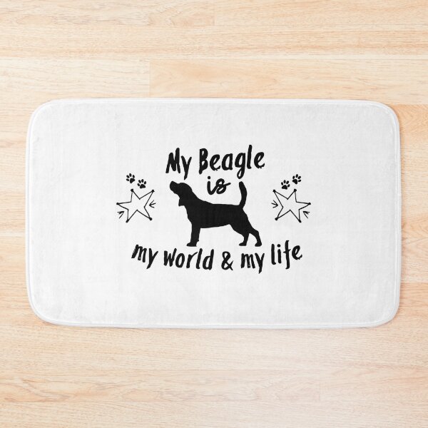 Item preview, My Beagle Is My World and My Life - Cool Design Gift Idea For Beagle Lovers designed and sold by Prince - Bestseller ★★★★★.