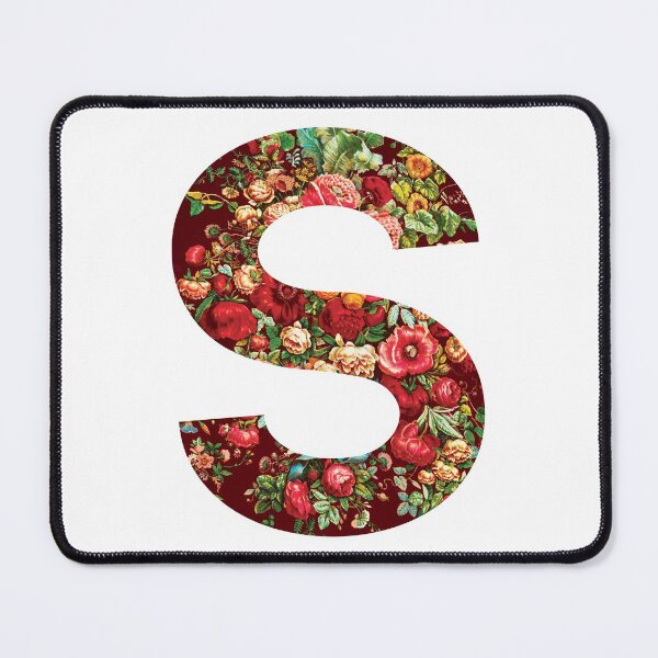 Item preview, S Initial, Roses designed and sold by stickmeok.
