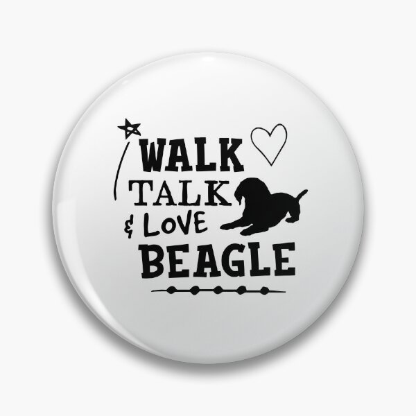 Item preview, Walk Talk and Love Beagle - Cool Design Gift Idea For Beagle Lovers designed and sold by Prince - Bestseller ★★★★★.