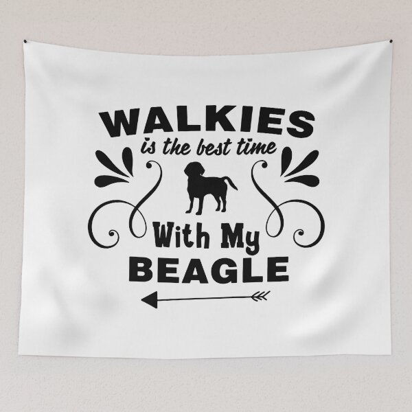Item preview, Walkies Is the Best Time with My Beagle - Cool Design Gift Idea For Beagle Lovers designed and sold by Prince - Bestseller ★★★★★.