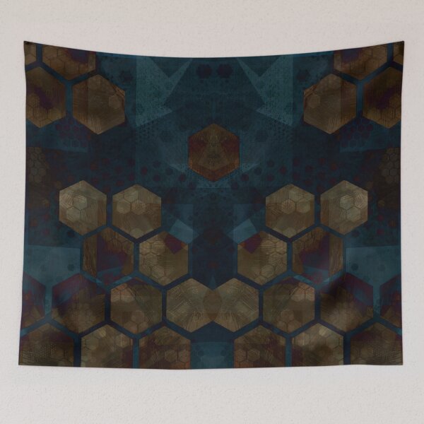 Item preview, HEXAGON GEOMETRICAL PATTERN - ABSTRACT PHOTOGRAPHY designed and sold by Kwayako.