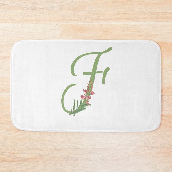Item preview, Letter F in Floral designed and sold by designlee.