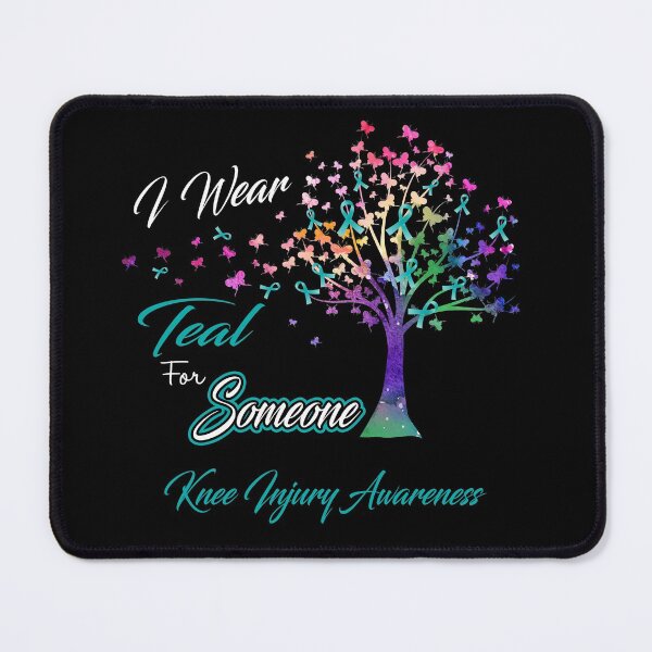 Item preview, Ribbon Tree I Wear Teal For Someone Knee Injury Awareness designed and sold by Tadmab.