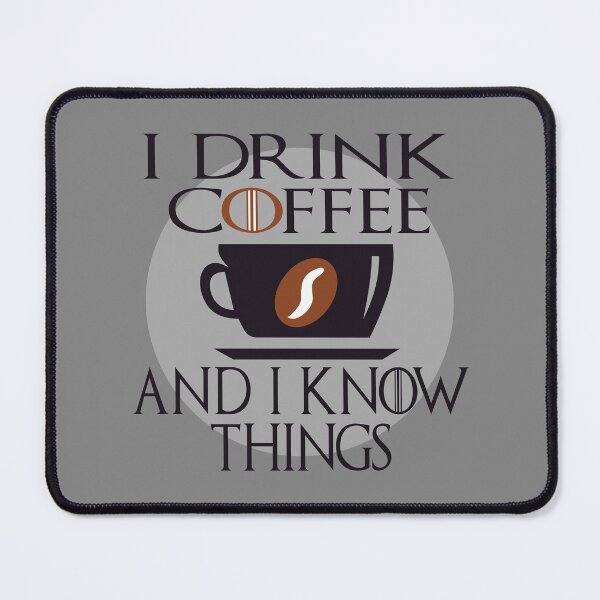 Item preview, I drink coffee and i know things designed and sold by Blondiabshop.