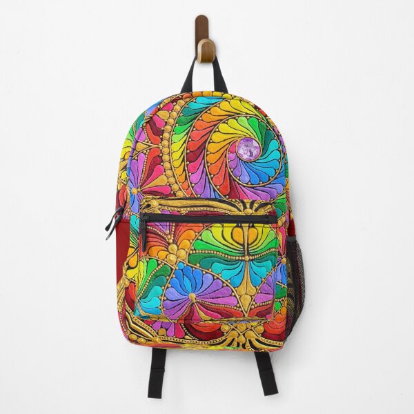 Item preview, Rainbow Swirl Mandala Art designed and sold by ThatMandalaShop.