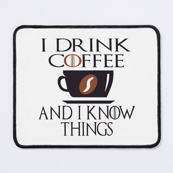 Item preview, I drink coffee and i know things designed and sold by Blondiabshop.