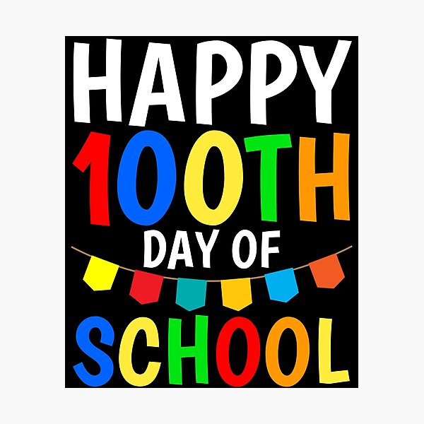 Item preview, Happy 100th Day Of School 2022 Great Gift Idea For Teachers And Students Funny School designed and sold by naworas.