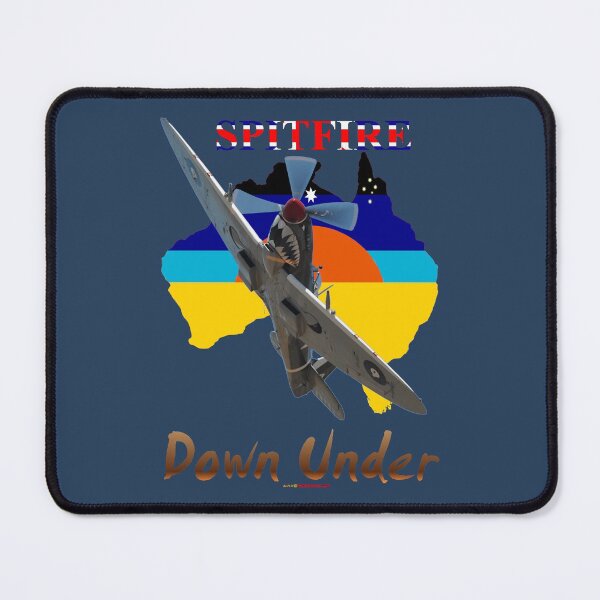 Item preview, Australia Map Design - Spitfire VH-HET 2013 Down Under designed and sold by muz2142.
