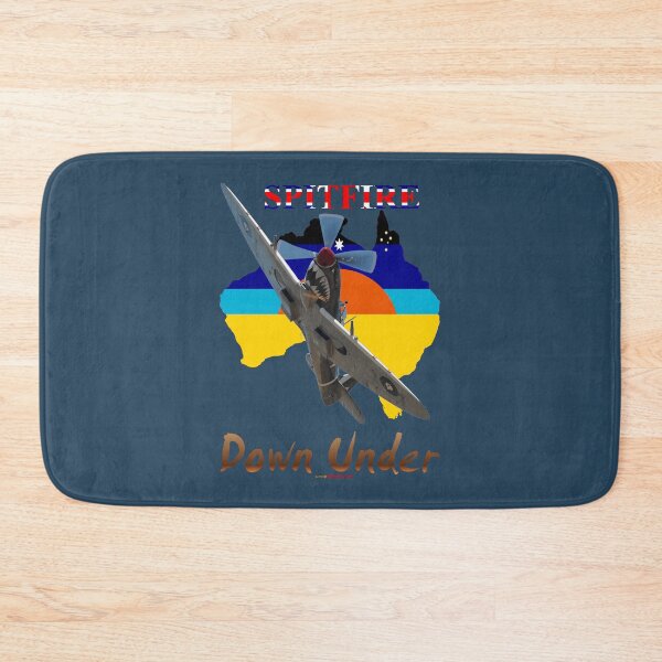 Item preview, Australia Map Design - Spitfire VH-HET 2013 Down Under designed and sold by muz2142.