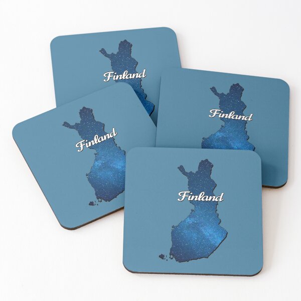 Item preview, Cool looking blue map of Finland designed and sold by Purr95.