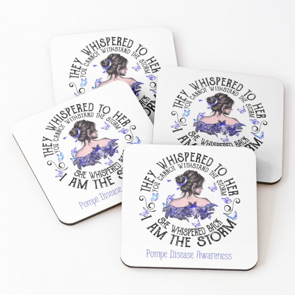 Artikelvorschau, Frauen Pompe Disease Warrior I Am The Storm entworfen und verkauft von Grooffos.