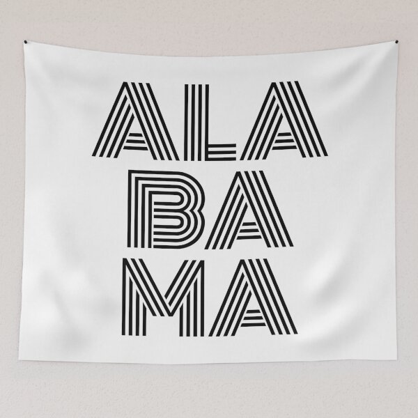 Item preview, Modern Line Art Alabama designed and sold by BunnyPrinceDegn.