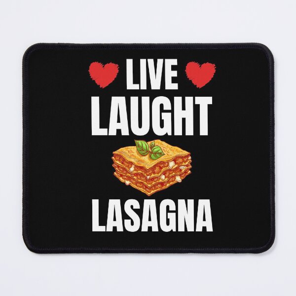 Item preview, Live Laught Lasagna Shirt designed and sold by zoonix.