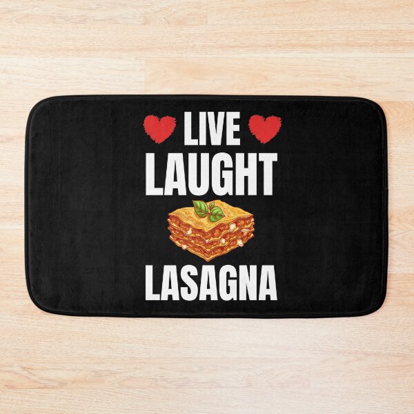 Item preview, Live Laught Lasagna Shirt designed and sold by zoonix.
