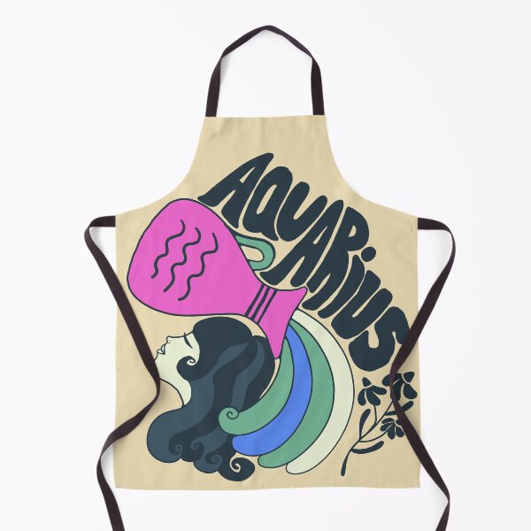 Item preview, Retro 60s Aquarius Astrological Design designed and sold by Haley Schulz.