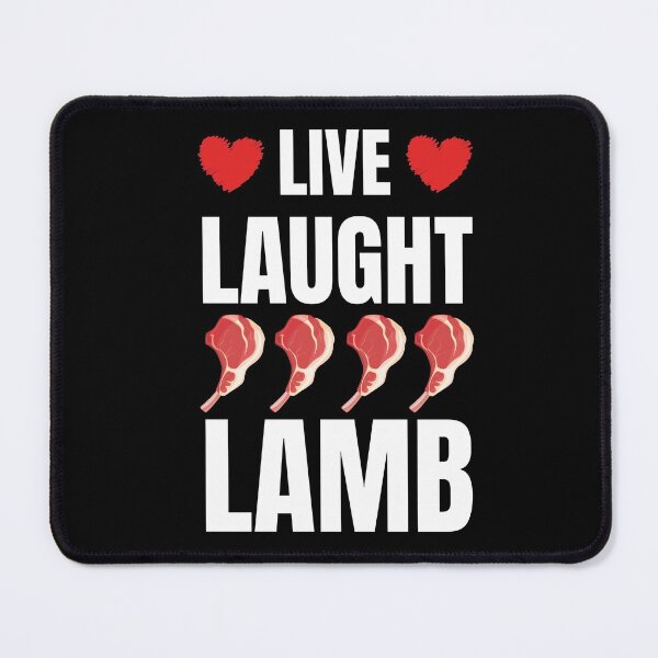 Item preview, Live Laught Lamb Shirt designed and sold by zoonix.