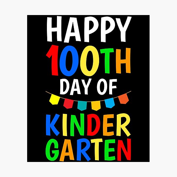 Item preview, Happy 100th Day Of Kindergarten 2022 Great Gift Idea For Teachers And Students Funny Kindergarten designed and sold by naworas.