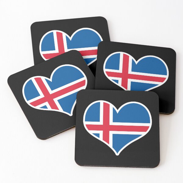 Item preview, Iceland Flag Heart designed and sold by PKHalford.