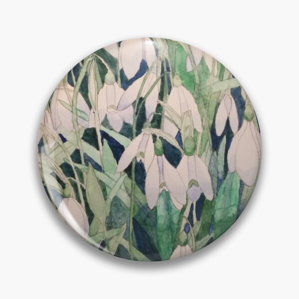Item preview, Snowdrops watercolour painting  designed and sold by esvb.
