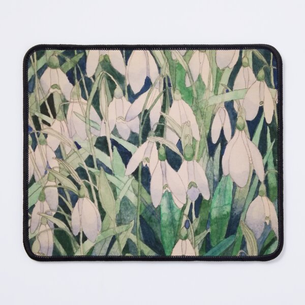 Item preview, Snowdrops watercolour painting  designed and sold by esvb.