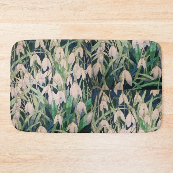 Item preview, Snowdrops watercolour painting  designed and sold by esvb.