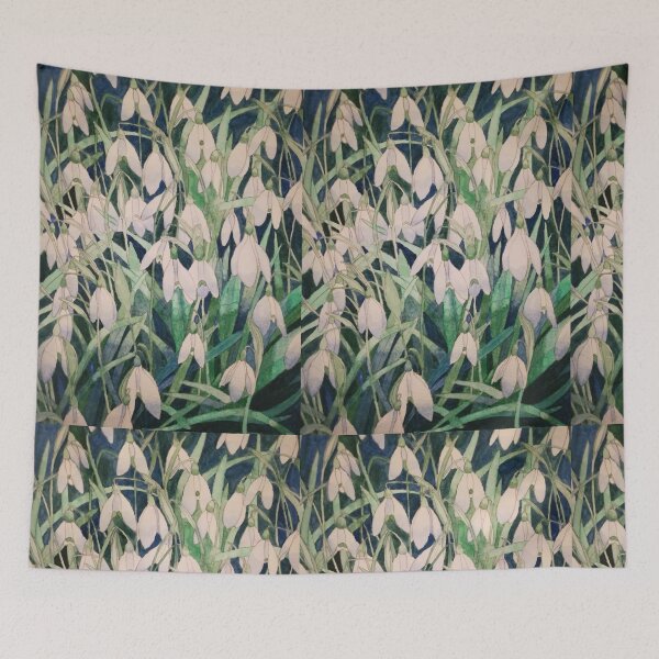Item preview, Snowdrops watercolour painting  designed and sold by esvb.