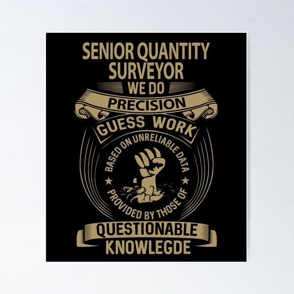 Item preview, Senior Quantity Surveyor T Shirt - We Do Precision Job Gift Item Tee designed and sold by natalinedk.