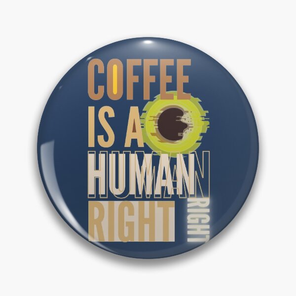 Aperçu de l'œuvre Le café est un droit humain recommandé par le Dr Coffee créée et vendue par Hpod.